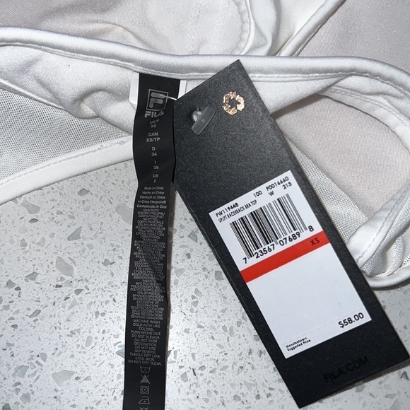 NWT Fila Uplift Racerback Bra Top XS - Picture 3 of 4